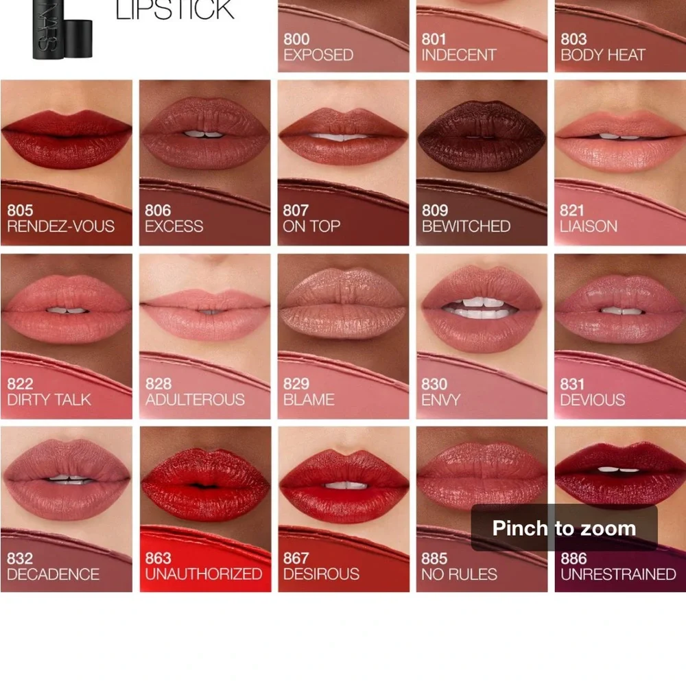 NIB NARS Body Heat Explicit Refillable Satin Lipstick 3.8g